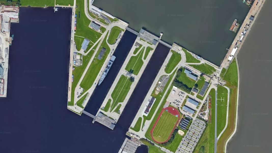 Wilhelmshaven - Chambre Est de l'écluse maritime défectueuse