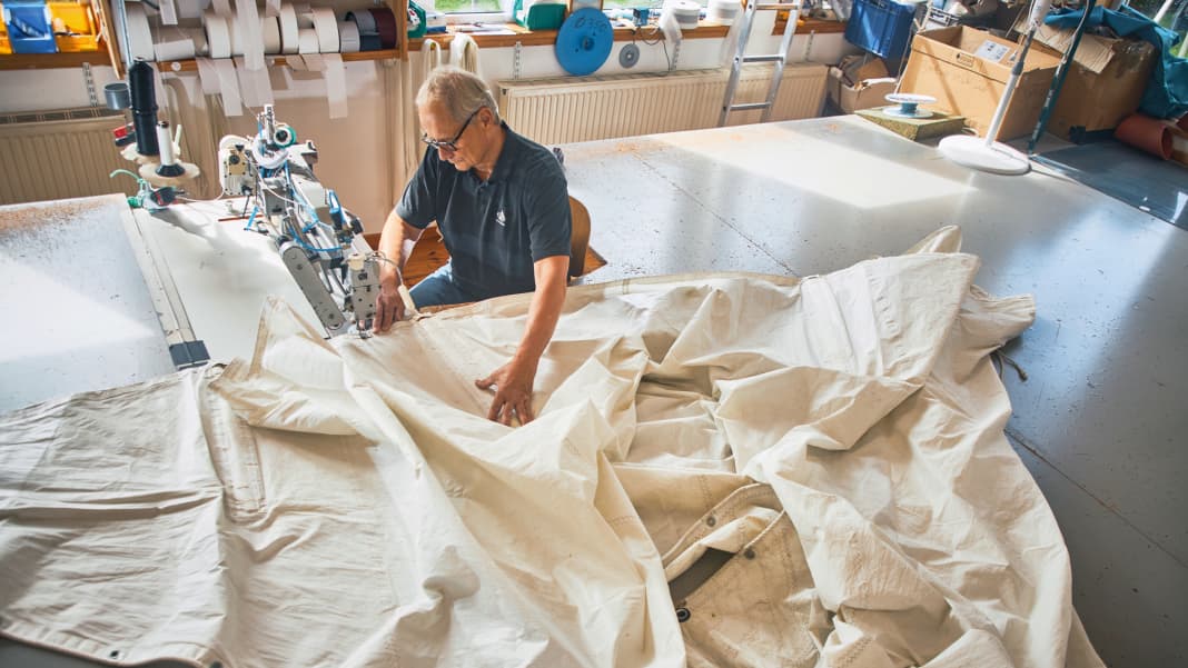 Chaîne, trame et footshelf - petit lexique de la voile