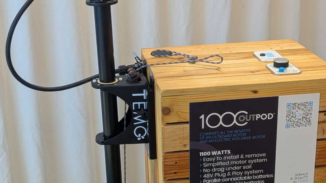 L'Outpod di Temo combina l'azionamento elettrico della capsula e il motore fuoribordo