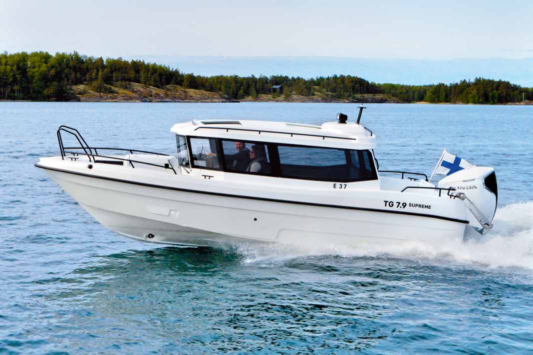 Robust and reliable cabin boat from Scandinavia