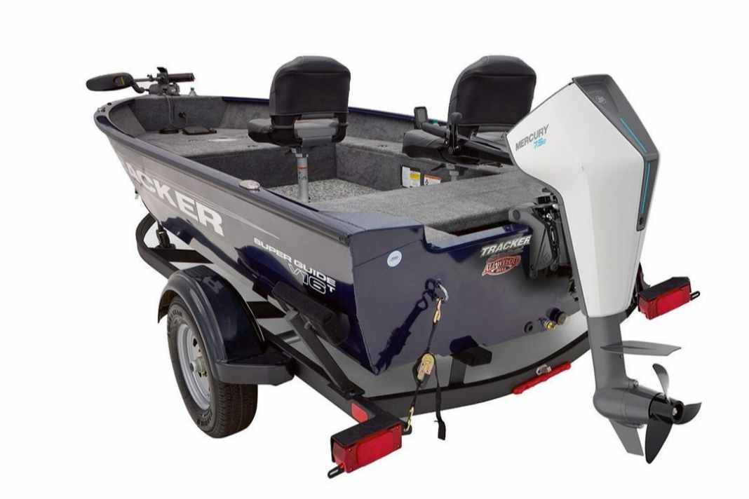 Why an e-boat with stern drive is suitable for fishing