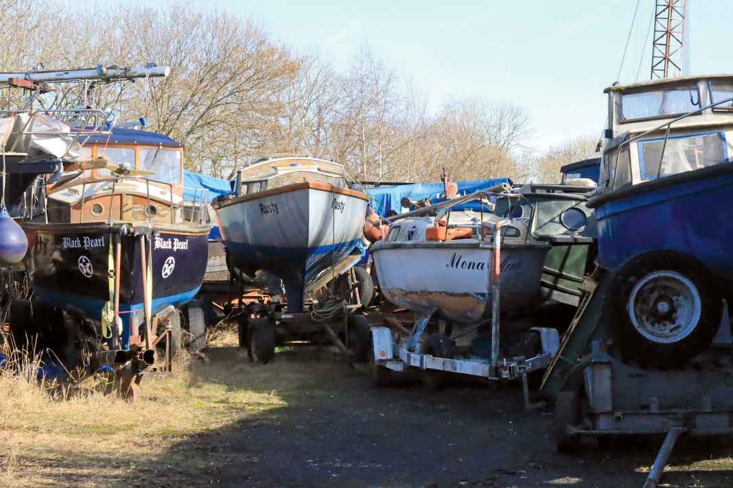 What happens to old, dilapidated boats?