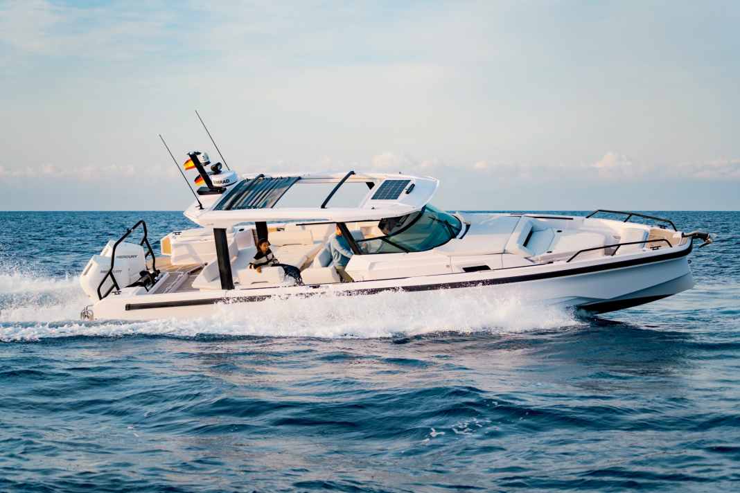 Convertible world premiere proves its worth in a test off the coast of Mallorca