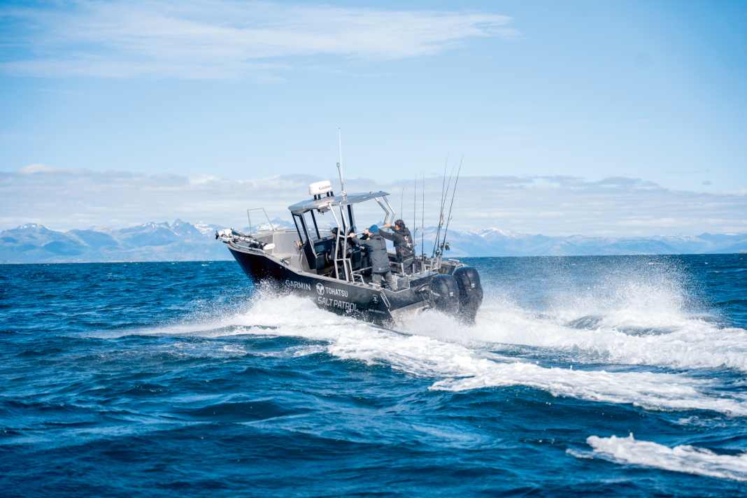 Fishing in the North Sea on an offshore boat