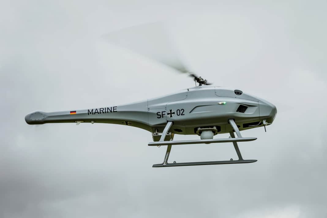 Deutsche Marine übt mit Flugdrohnen im Fehmarnbelt