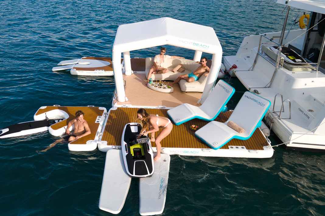 Mobile Rampe für schwimmende Pontons