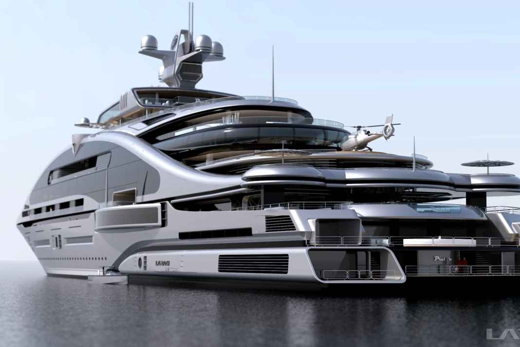 Projekt mit Pool-Landschaft