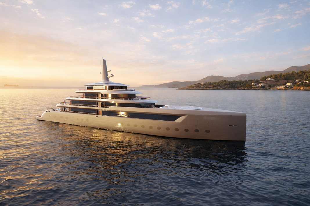 Superyacht "August" is being built in Germany