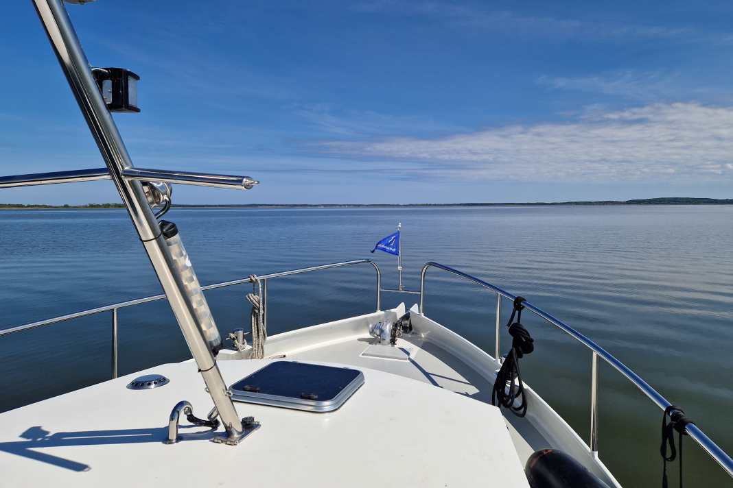 Peenestrom and Achterwasser - heading for the sunny island of Usedom