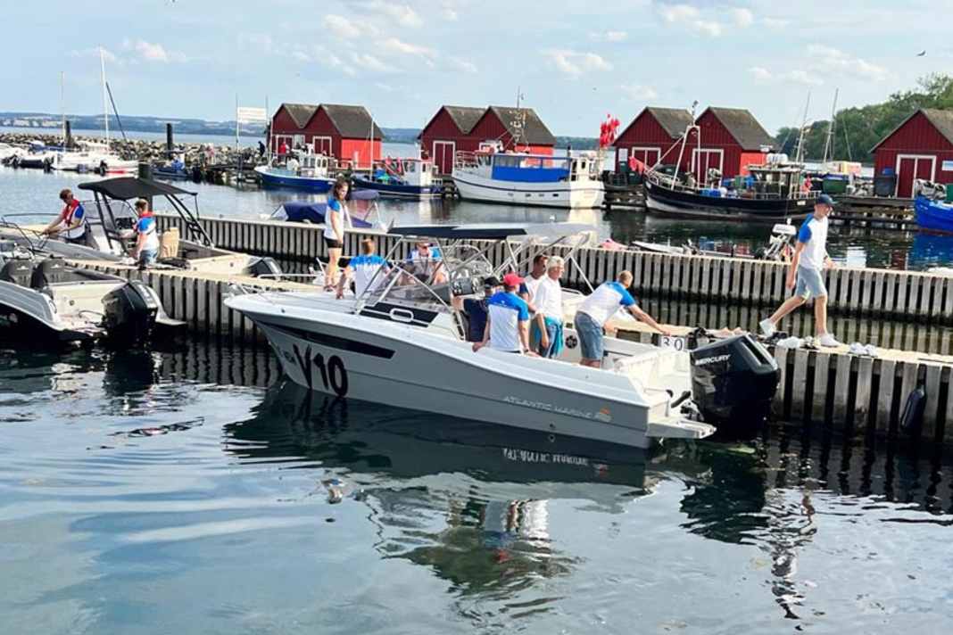 Zehn Boote auf der Ostsee testen