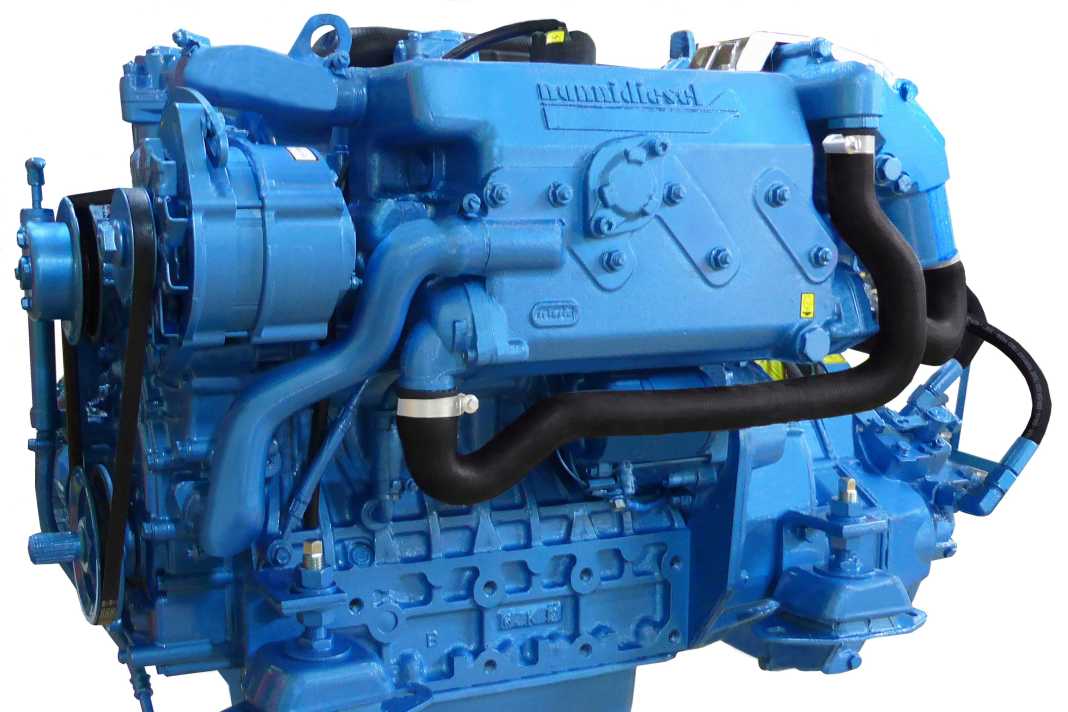 Nanni N4.80 - four-valve technology and turbocharger