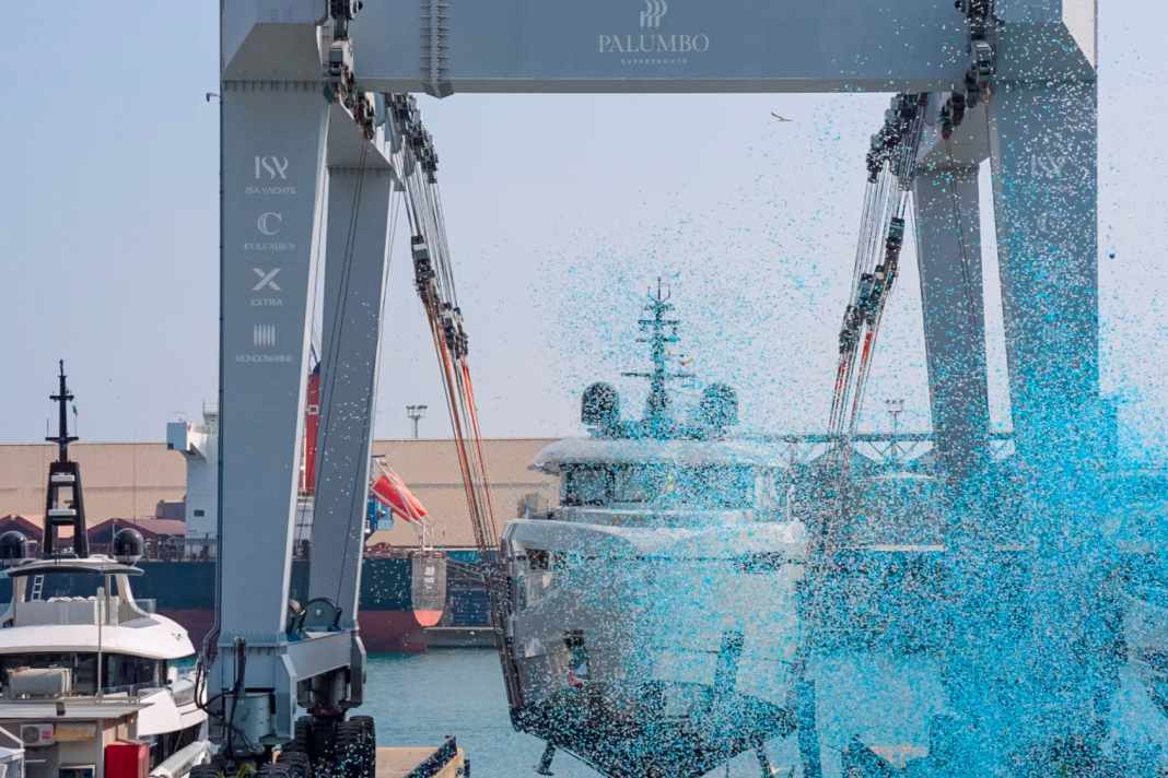 Big celebration for small superyacht