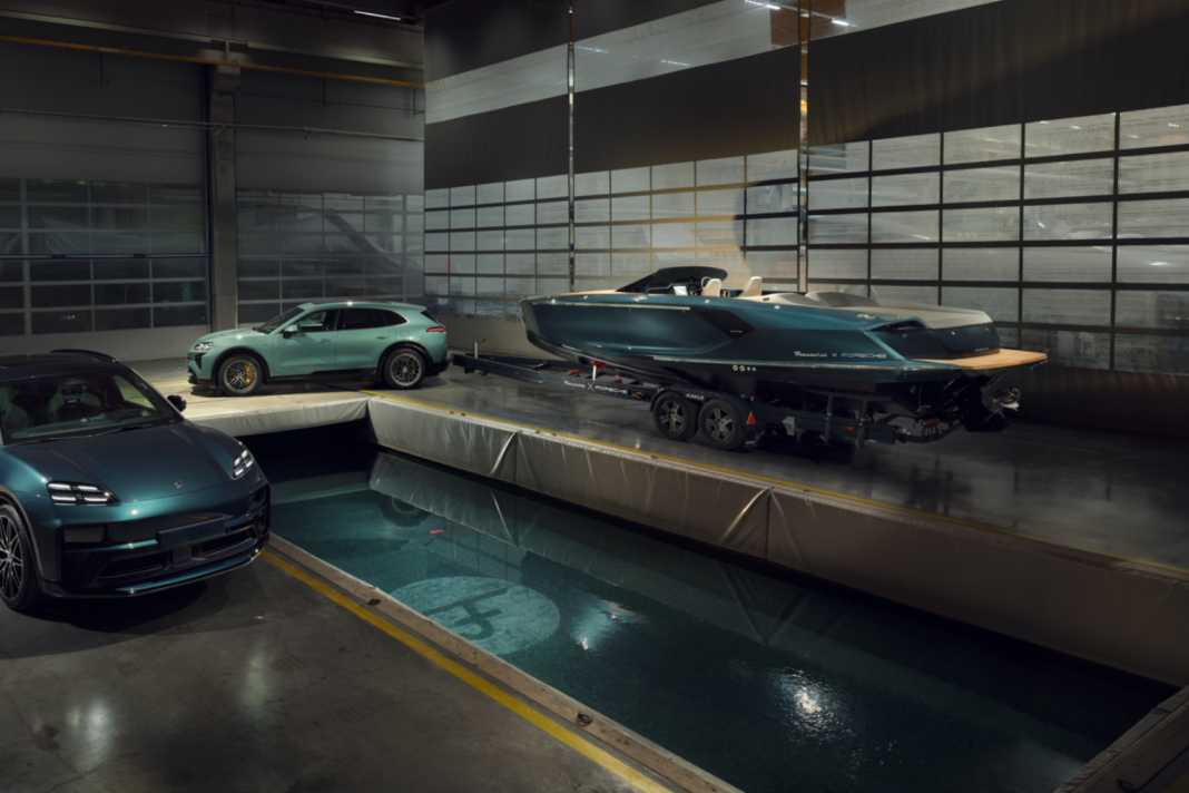 Elektrisches Trio von Frauscher und Porsche