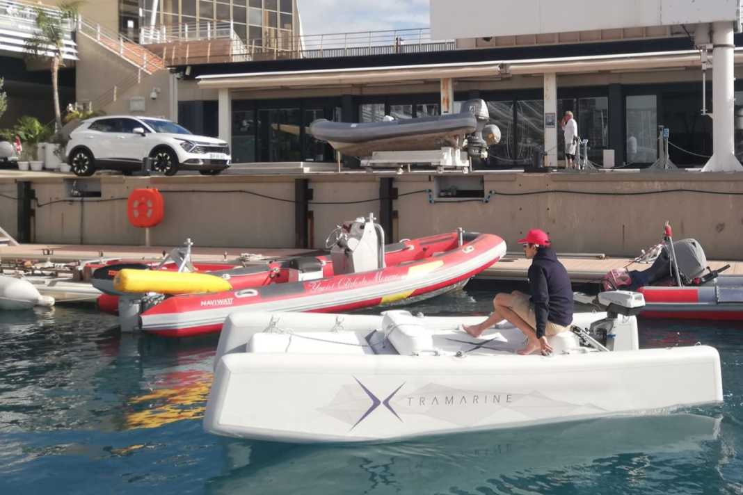 Das etwas andere Schlauchboot. Aufblas-Katamaran X-Fun aus Frankreich