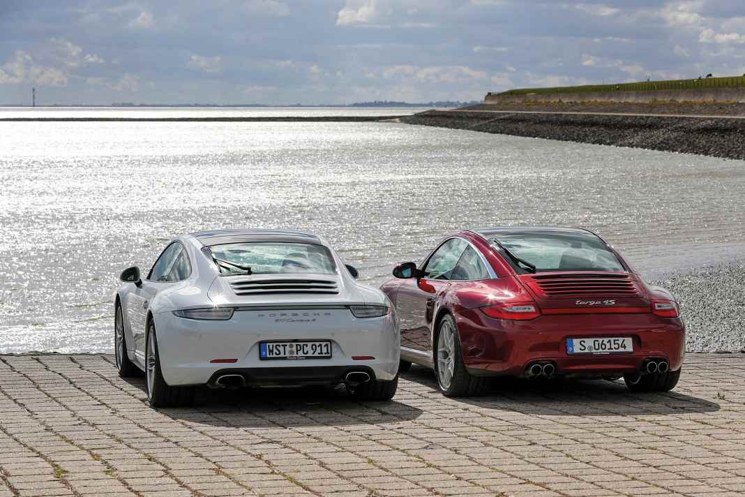 Porsche Targa 4S (997) vs. Porsche Carrera 4 (991) – Skydriving