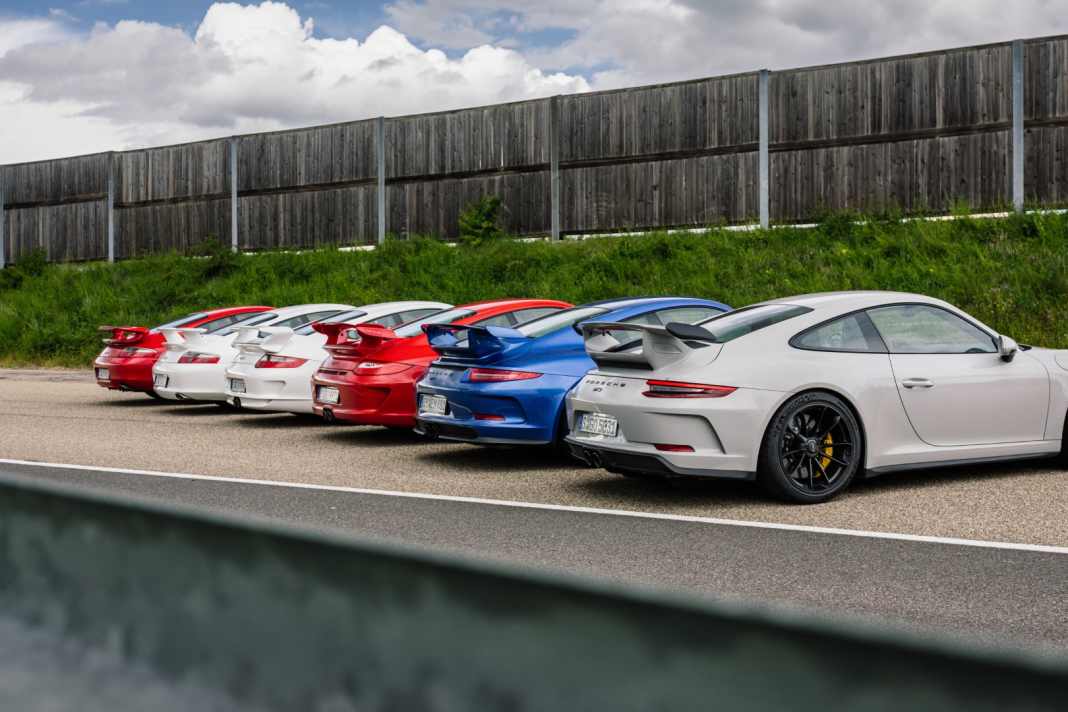 996, 997 und 991: Sechs Generationen im Vergleich