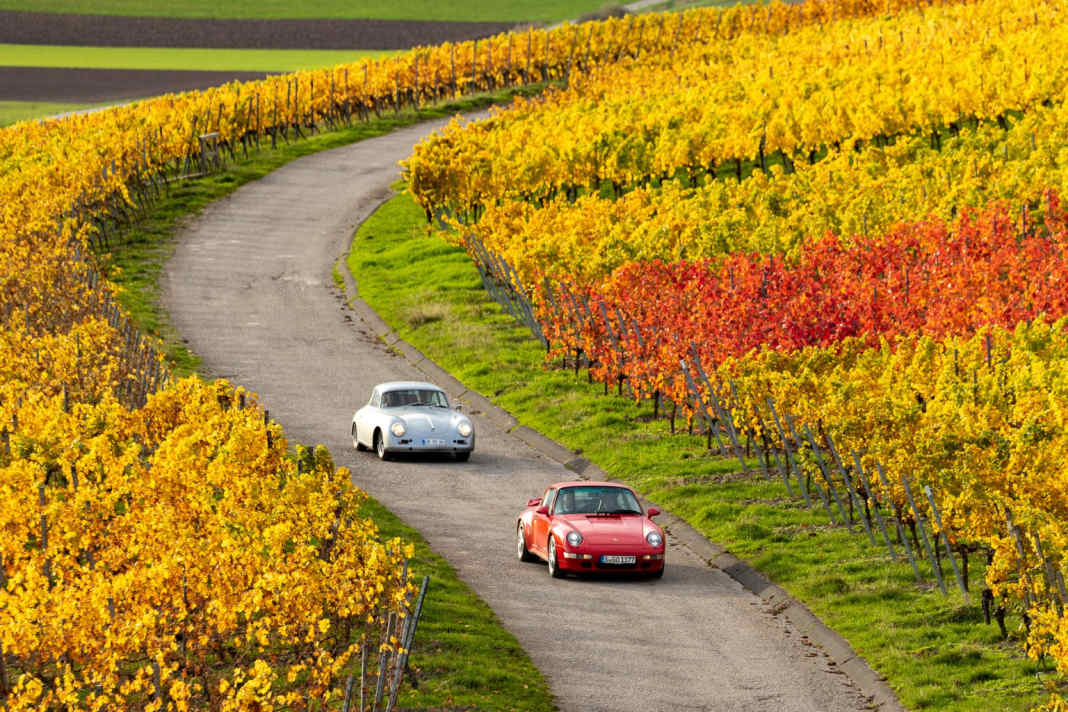 Schöne Autos, schöne Stadt, schöne Landschaften
