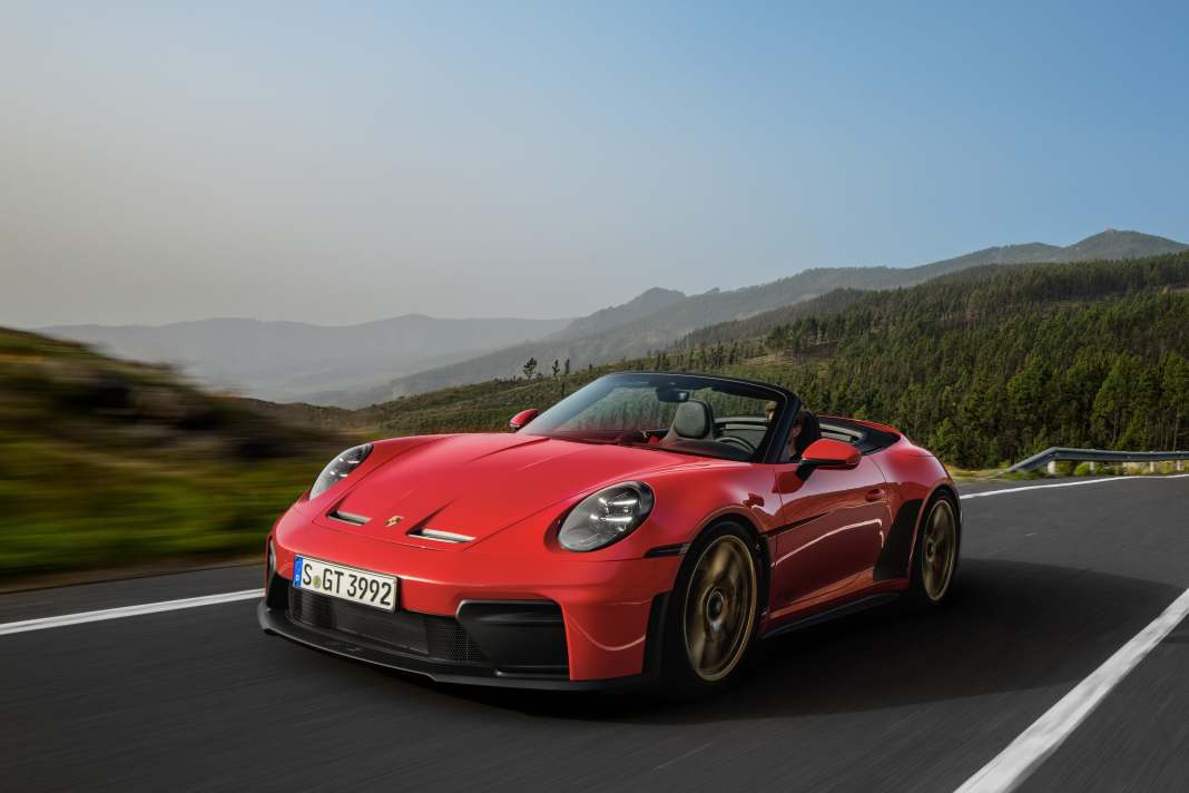 Porsche GT3 S/C kombiniert Leichtbau mit Cabriolet-Verdeck