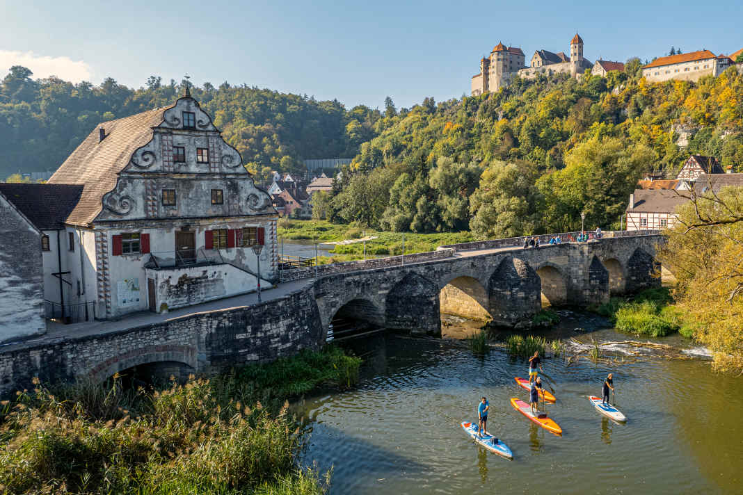 SUP tour on the Kurvenstar Wörnitz
