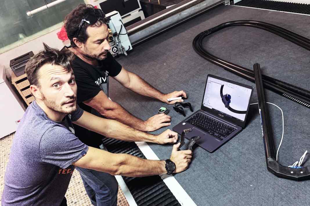 Carbon forks from new brand LISA Windsurfing