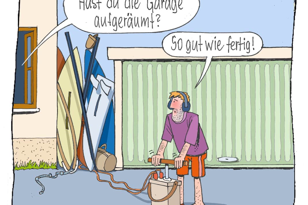 Nachmittags im (Windsurf-)Museum - Aufräumen leicht gemacht