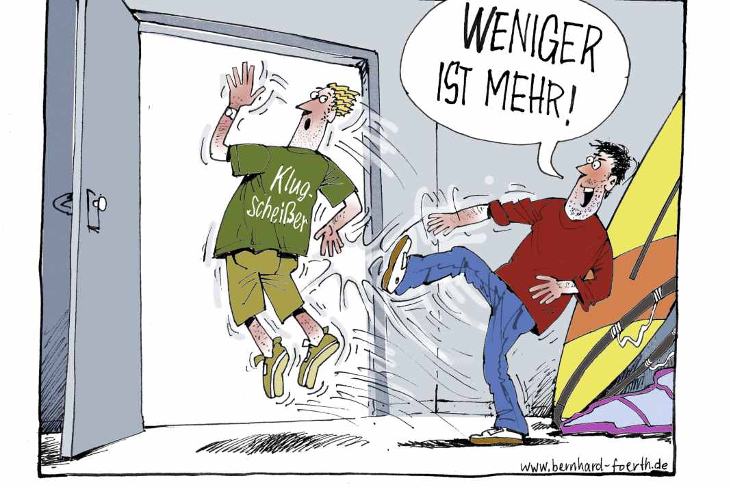 Downsizing beim Windsurfen