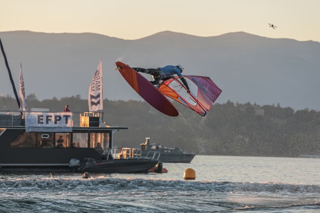 Tow-in on Lake Geneva, the best pictures