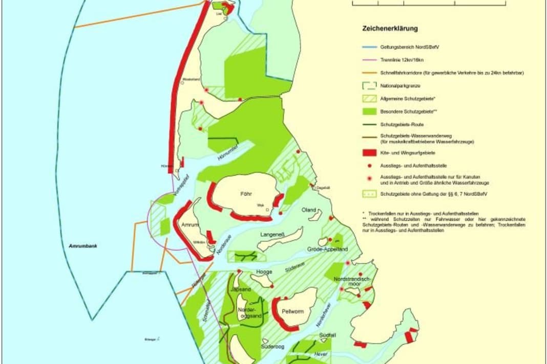 Wingverbot im Nationalpark Wattenmeer - Prüfung in 10 Jahren?