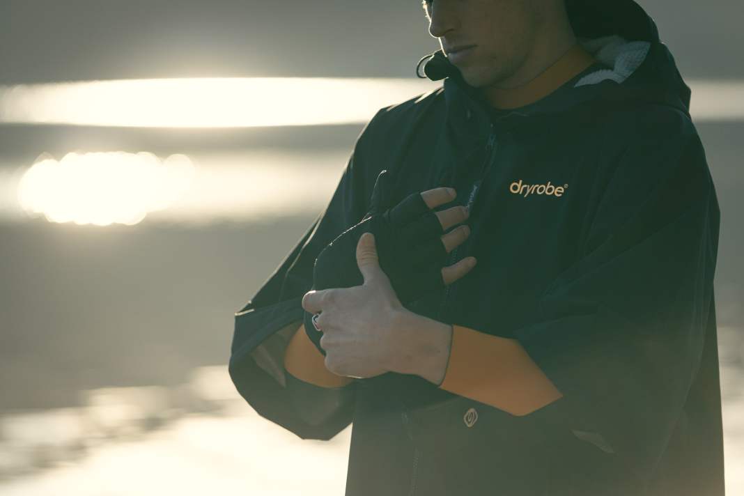 Warm shoes and gloves for breaks ashore