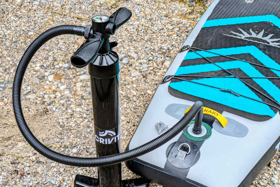 Test of the Lidl SUP pump from Crivit