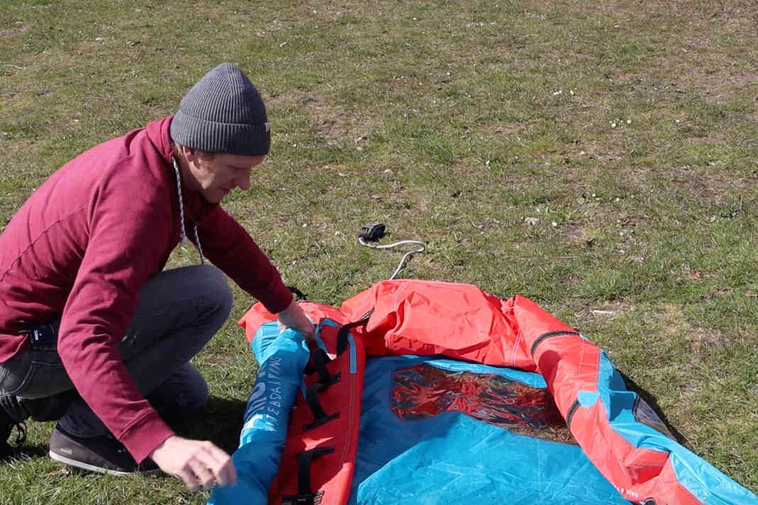 Wingsurf Tipps & Tricks – den Wing richtig rollen