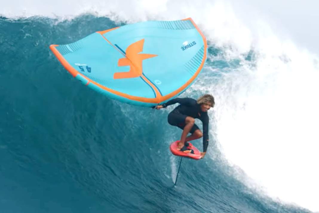 F-One Strike - Action clip with wave and freestyle