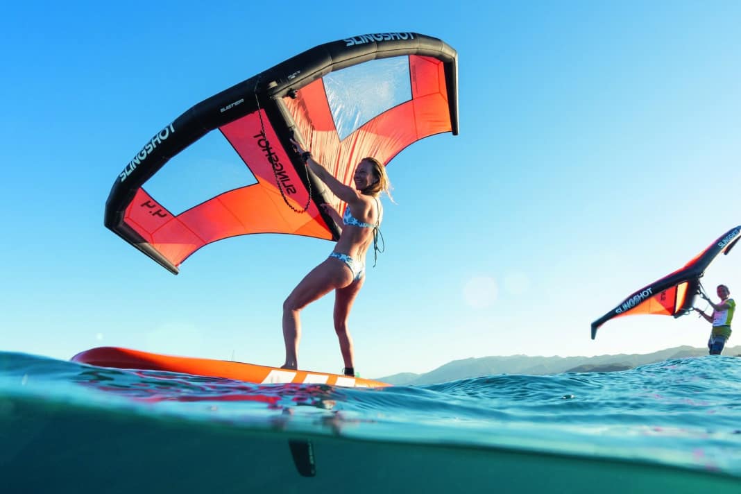 How to learn wingsurfing on the SUP!