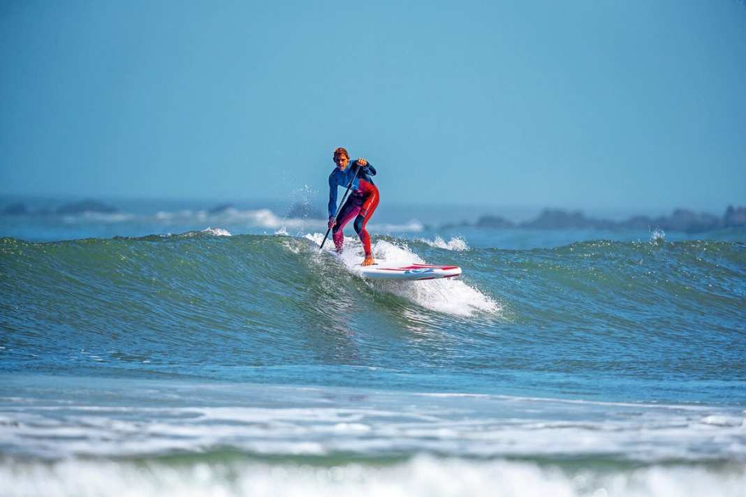 SUP-Fahrtechnik Wave: Welle erwischen