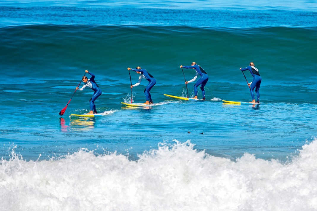 SUP-Fahrtechnik Wave: Welle abreiten