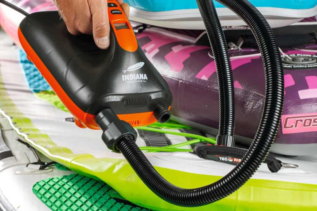 Electric pumps for SUP and wingboards