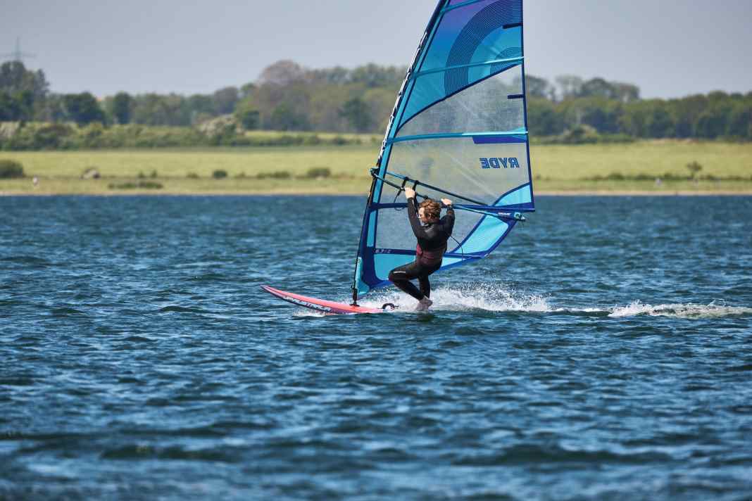 Gleiten, Trapez und surfen in den Schlaufen