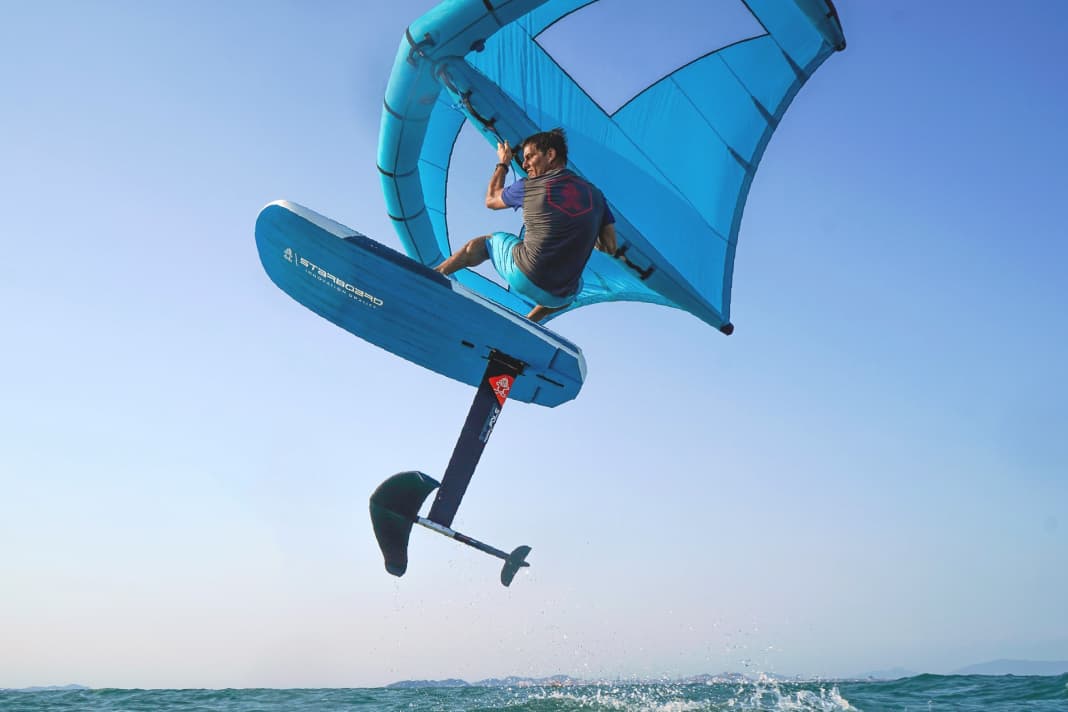 Starboard Foil X Wing - the crossover board in the test