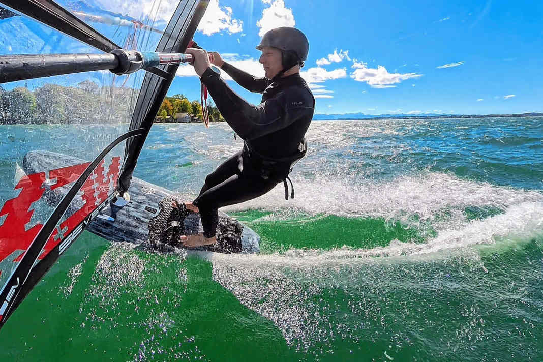 Freerideboard Thommen Ride 125 LTD mit drei Finnen im Test