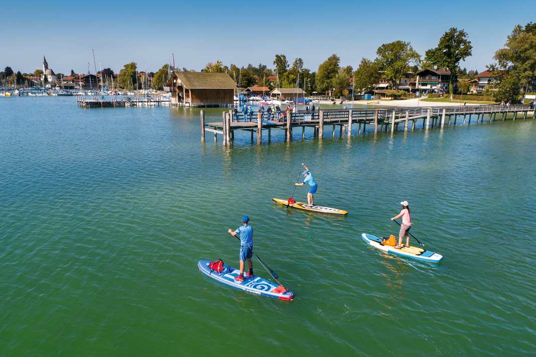 Around Bavaria's jewel with SUP and bike
