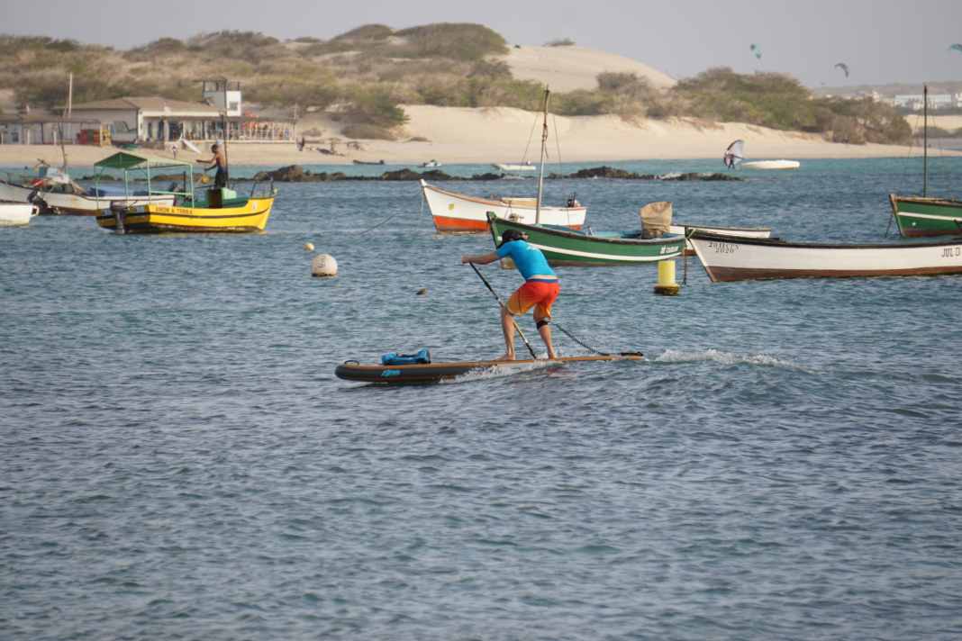 Das Siren-Team war mit dem SUP auf den Kapverden