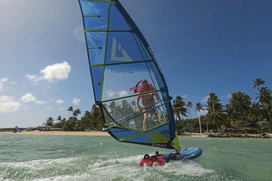 GunSails Torro in the surf test