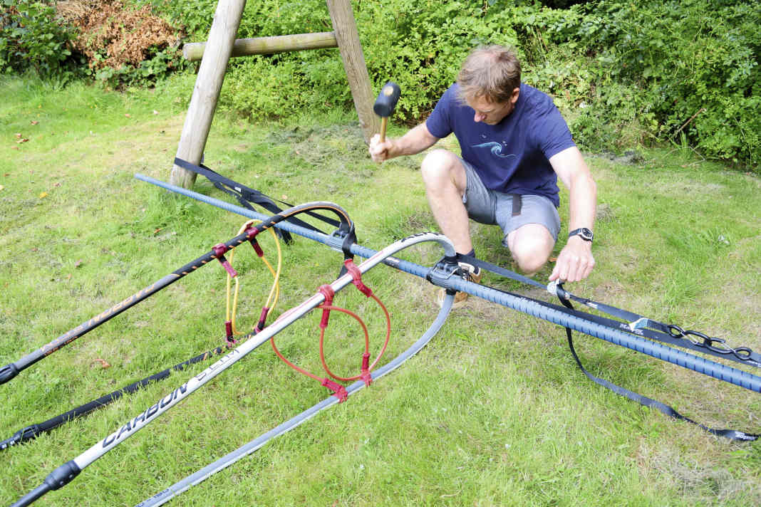 Hammer-Methode für verklemmte Masten