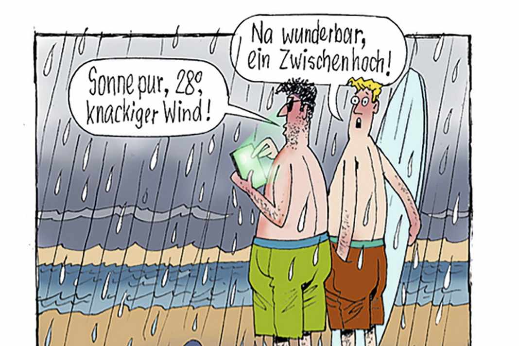 Gloomy types – Germans on holiday