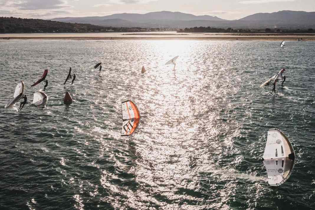 Tough battle in the FreeFly Slalom
