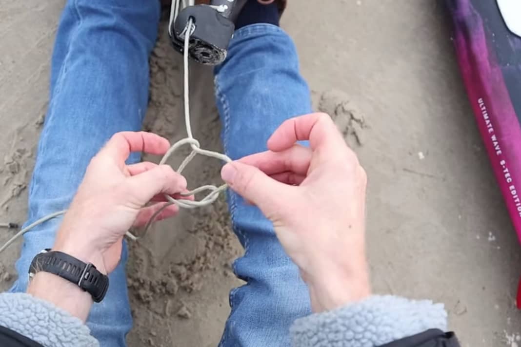 Die magische Schlaufe - so baust du dir eine Trimmhilfe zum Segelaufbauen