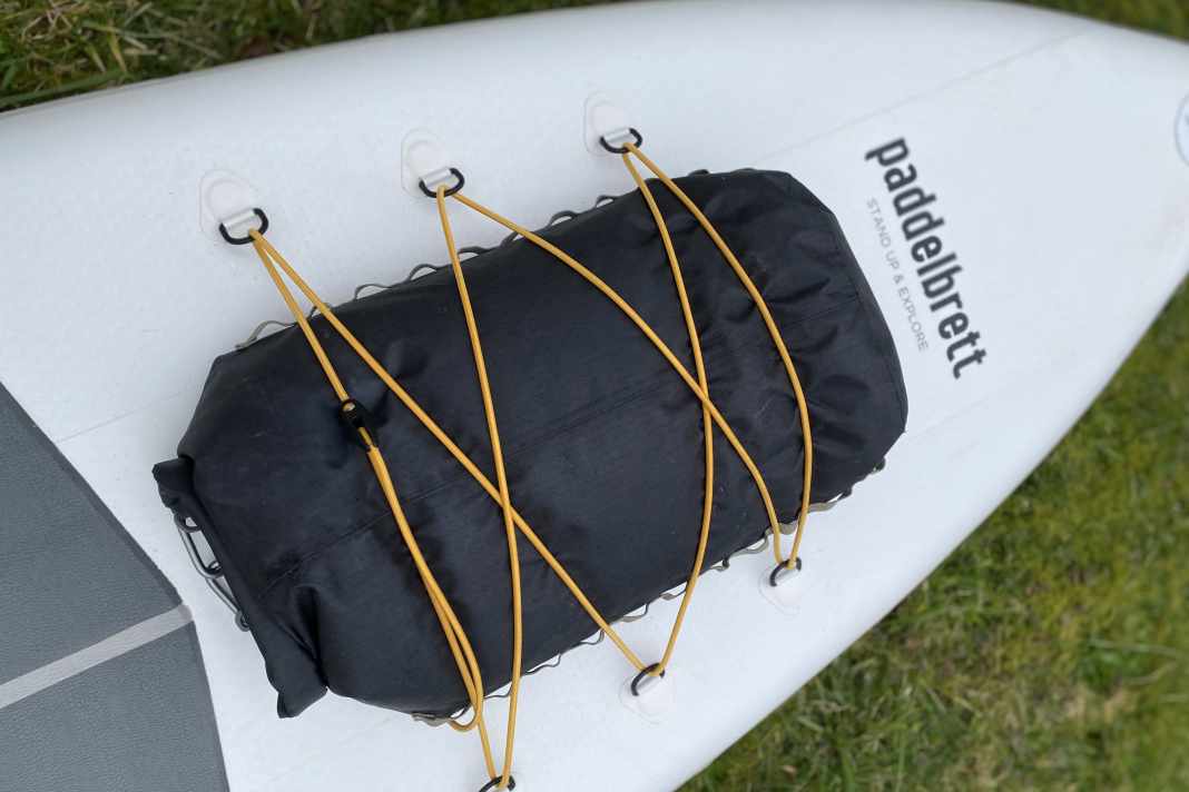 Retrofitting a luggage net to the iSUP