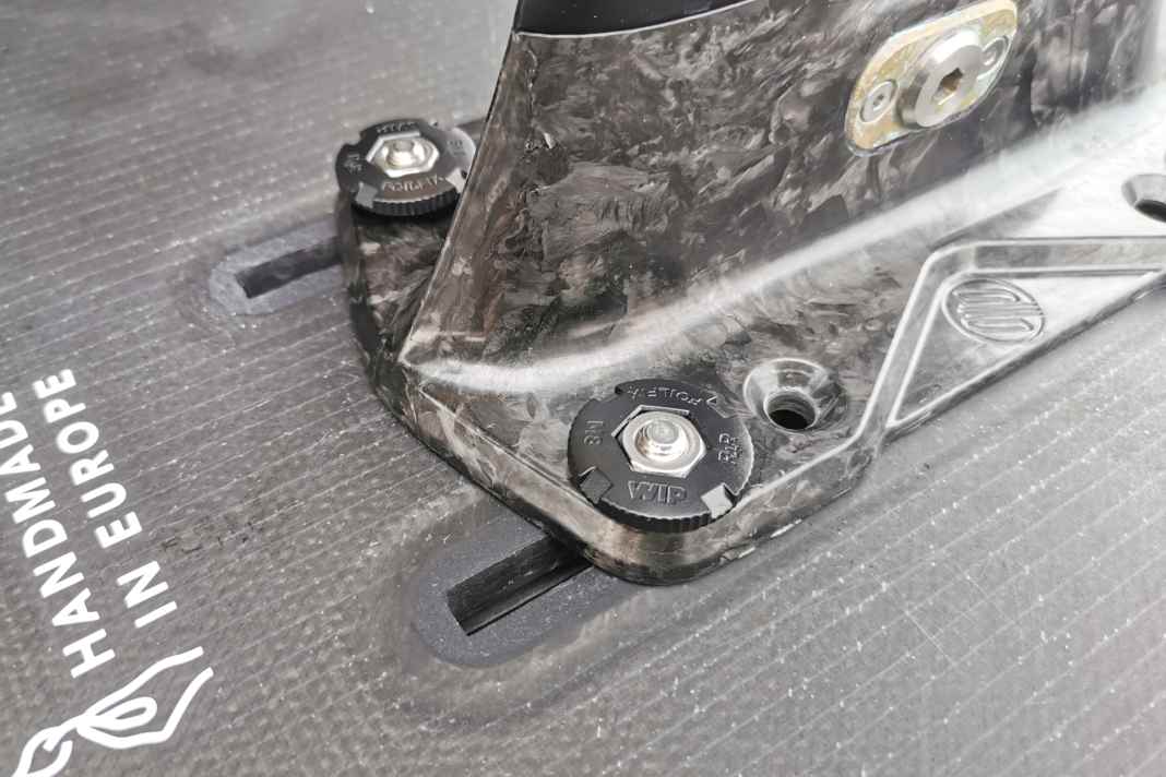 Schnelle Foilmontage & dauerhaft fixierte Position