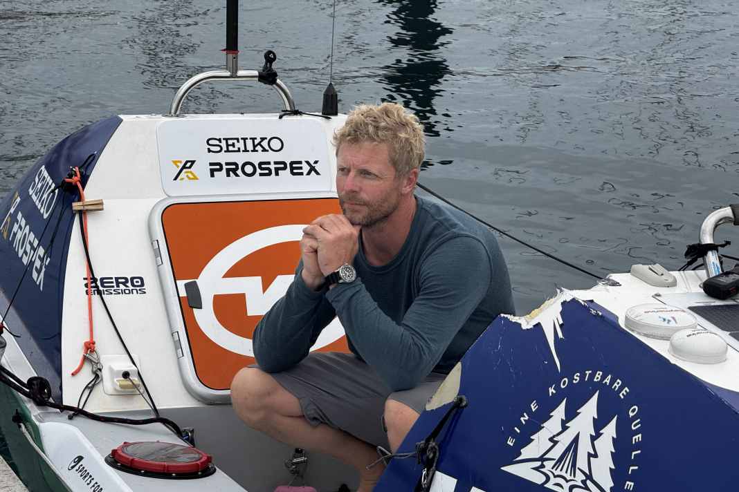 Michael Walther muss SUP-Atlantiküberquerung nach Kollision abbrechen