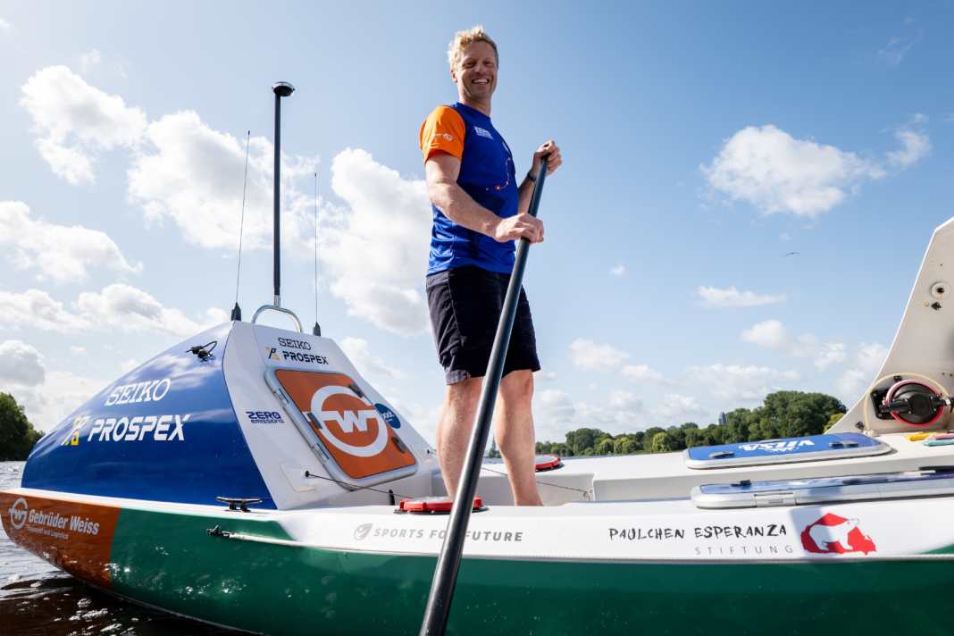 Solo mit dem SUP über den Atlantik